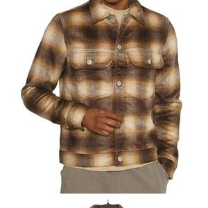 NWT ALL SAINTS Sundown Check Jacket NWT. SUPER SOFT